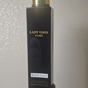 Lady Gaga Fame black fluid body lotion